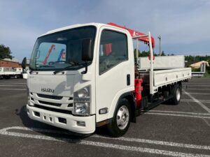 いすゞ エルフ  クレーン付