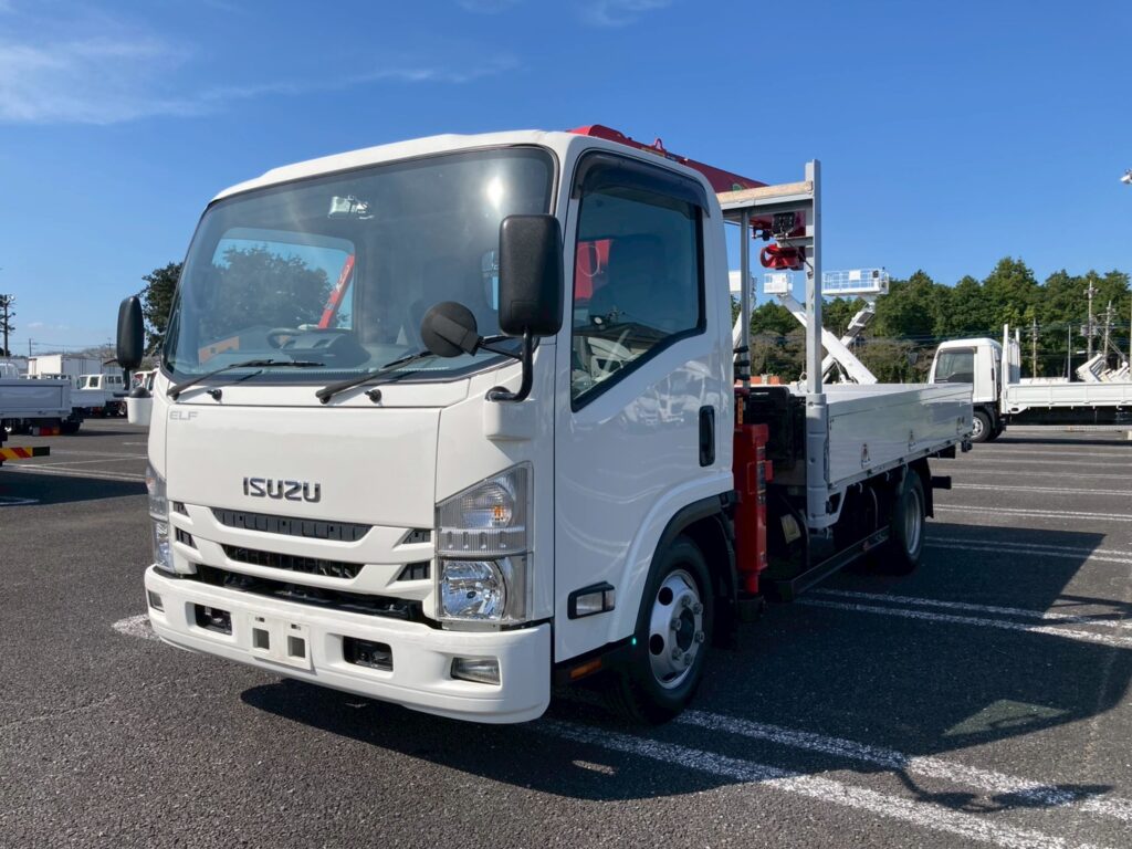 いすゞ エルフ クレーン付