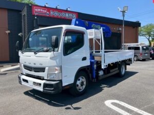 三菱 キャンター  クレーン付